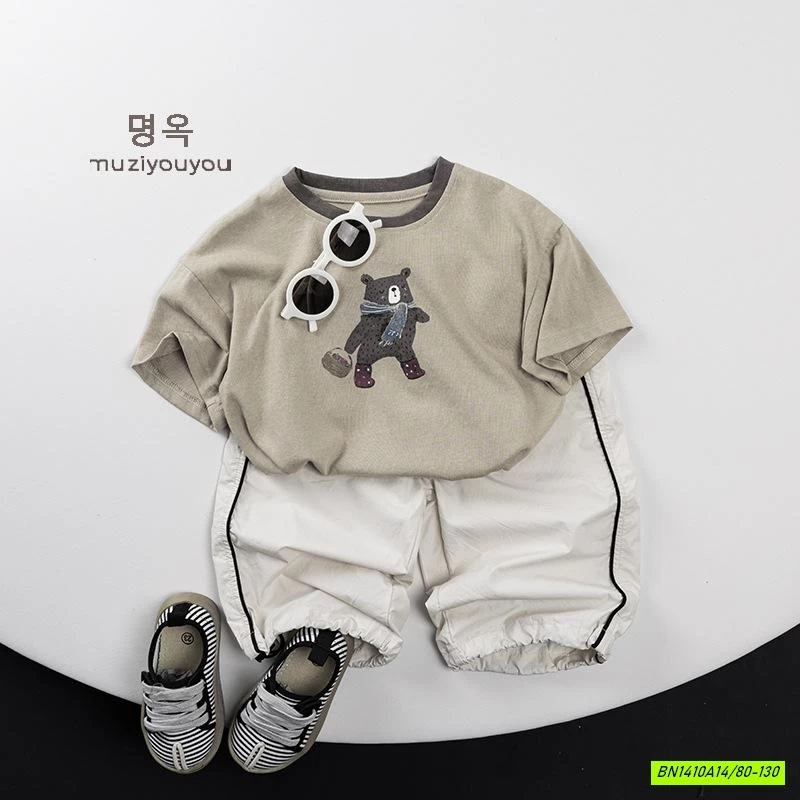 ÁO THUN GẤU IN HÌNH MUZIYOUYOU