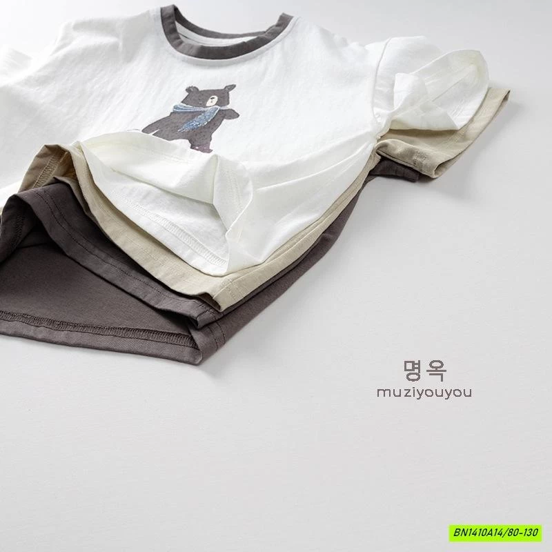 ÁO THUN GẤU IN HÌNH MUZIYOUYOU