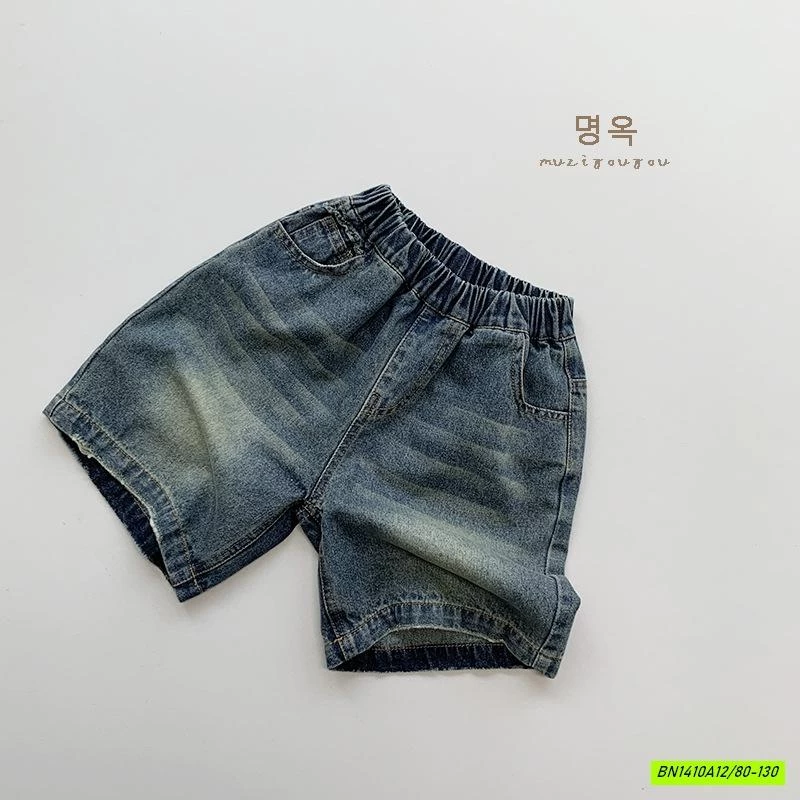 SHORT JEANS BẠC MÀU MUZIYOUYOU