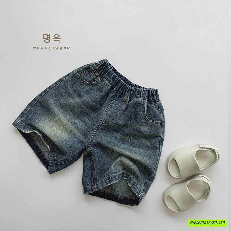 SHORT JEANS BẠC MÀU MUZIYOUYOU