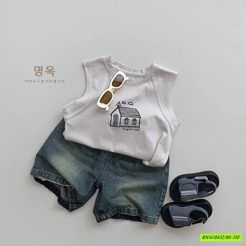 SHORT JEANS BẠC MÀU MUZIYOUYOU