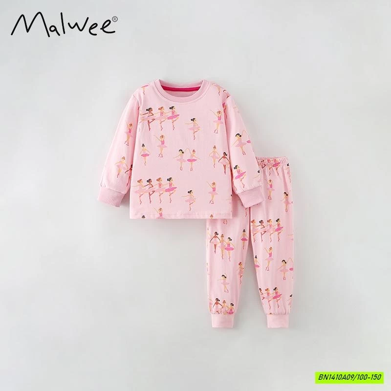BỘ COTTON BÉ GÁI MALWEE
