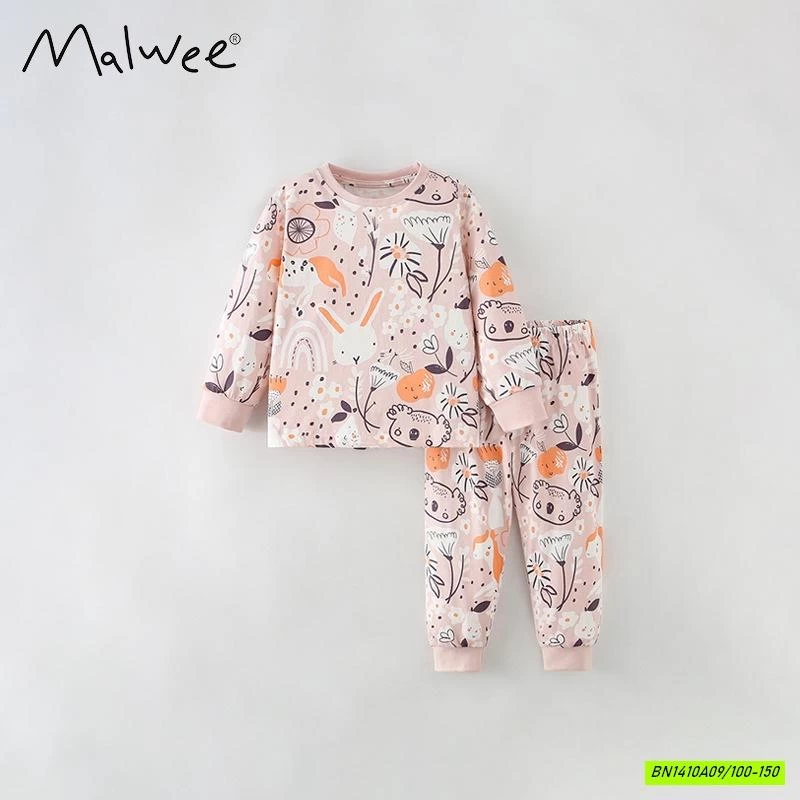 BỘ COTTON BÉ GÁI MALWEE