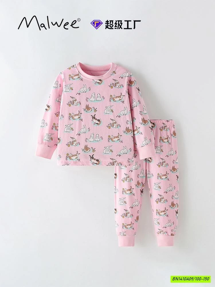 BỘ COTTON BÉ GÁI MALWEE