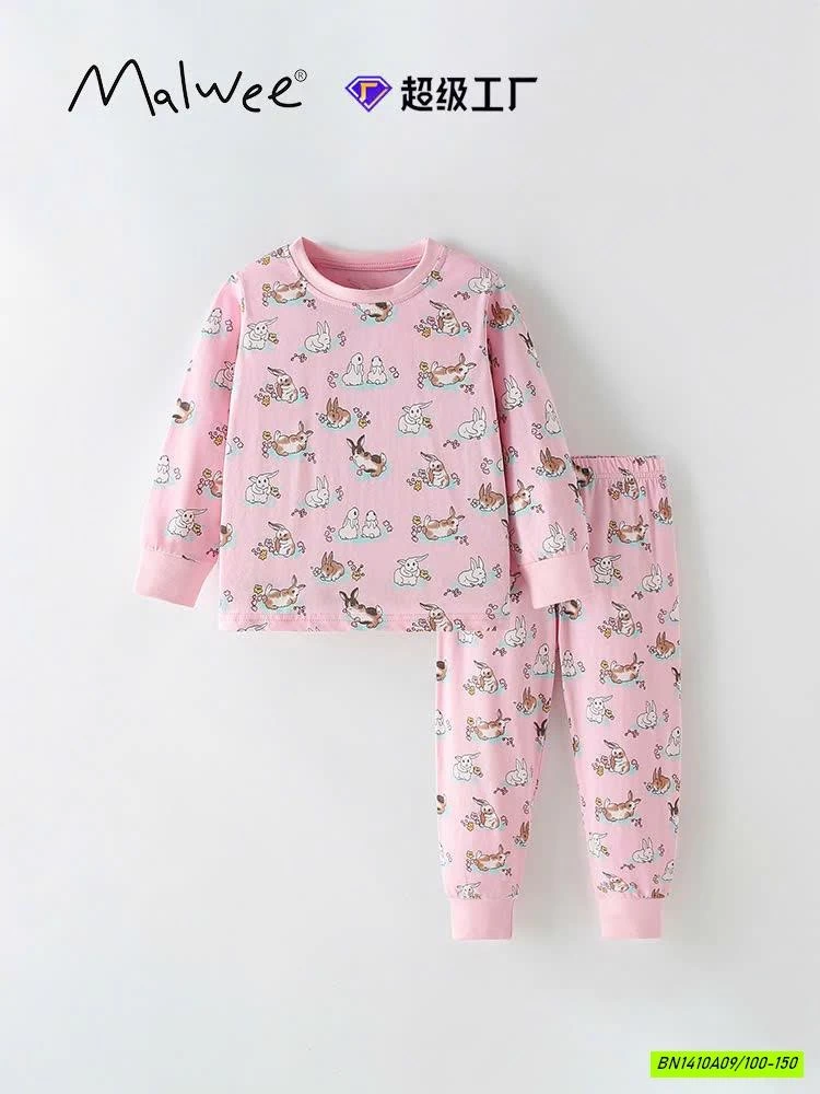 BỘ COTTON BÉ GÁI MALWEE