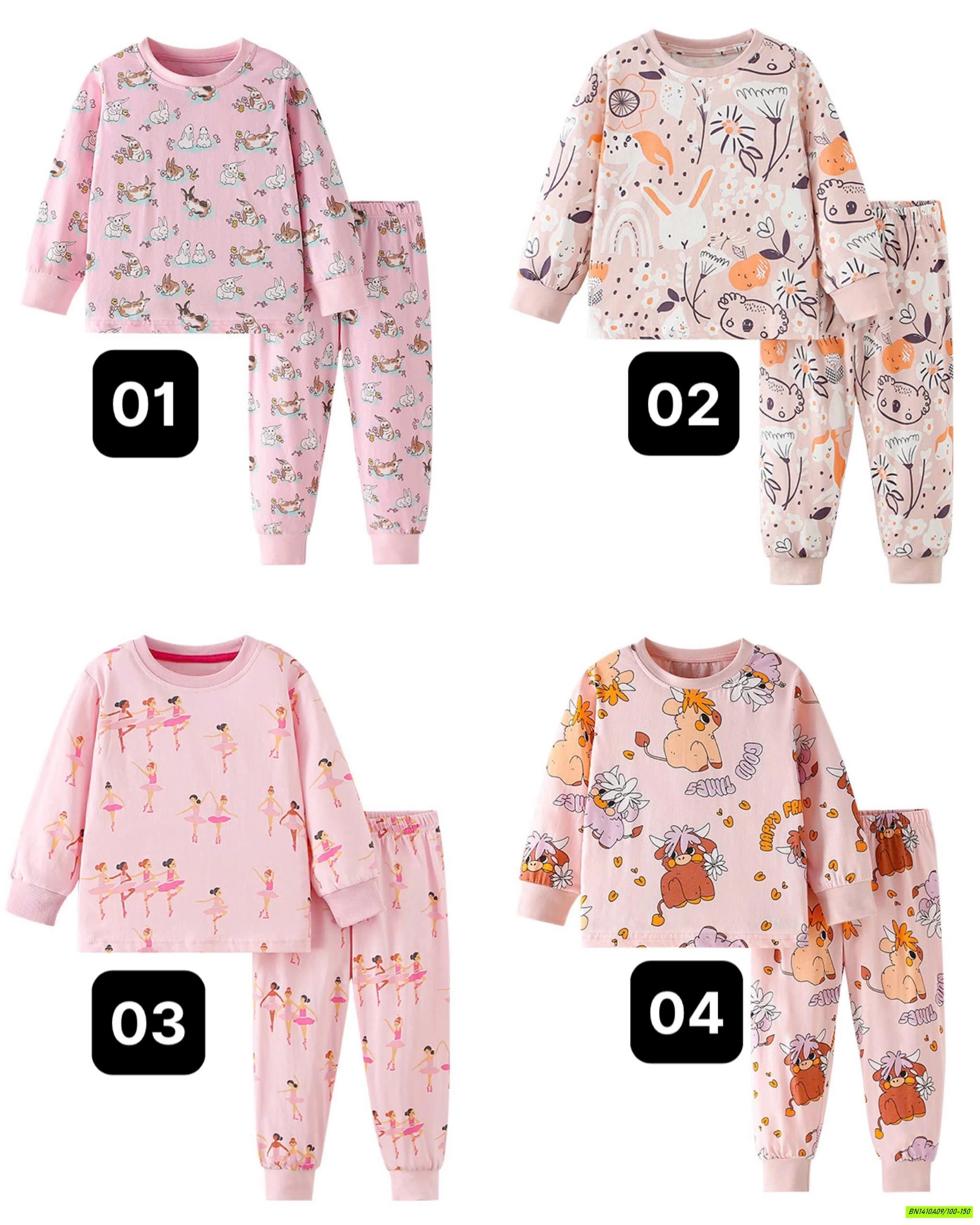 BỘ COTTON BÉ GÁI MALWEE