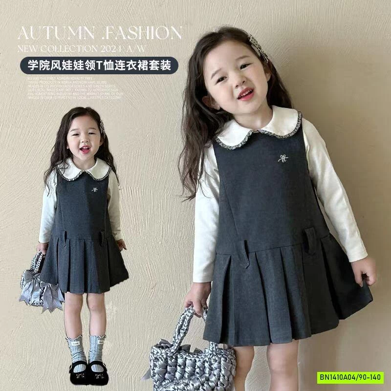 SÉT VÁY + SƠ MI CỔ SEN NINGLI