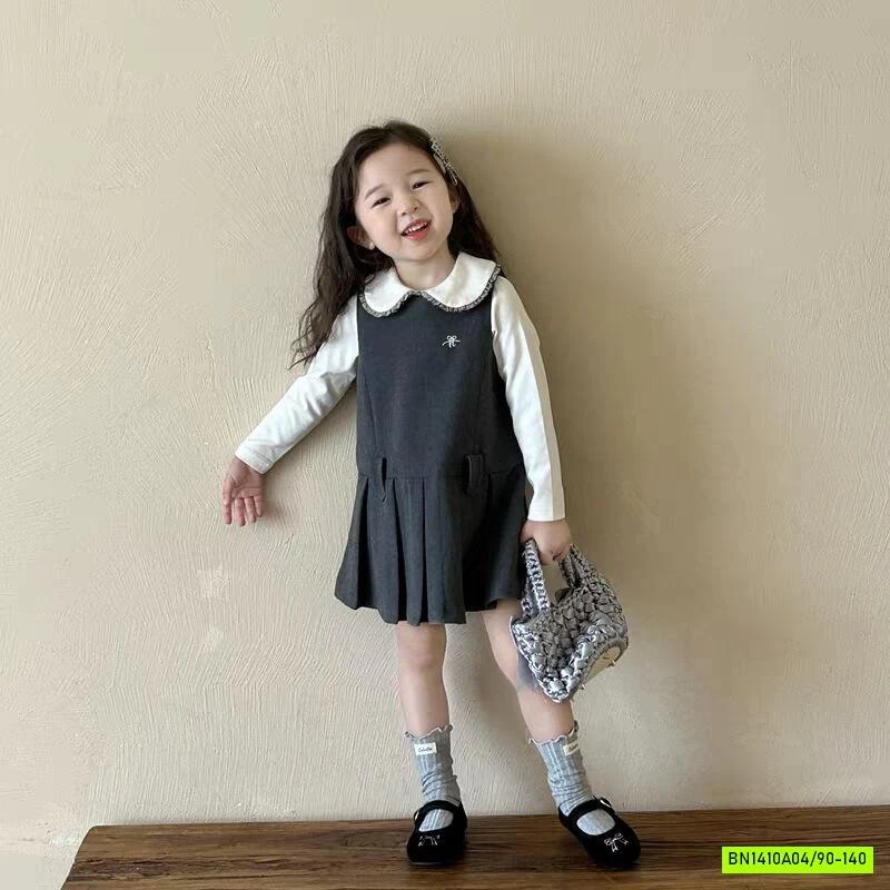 SÉT VÁY + SƠ MI CỔ SEN NINGLI