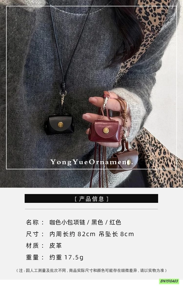 VÒNG CỔ HÌNH TÚI XÁCH PHỤ KIỆN