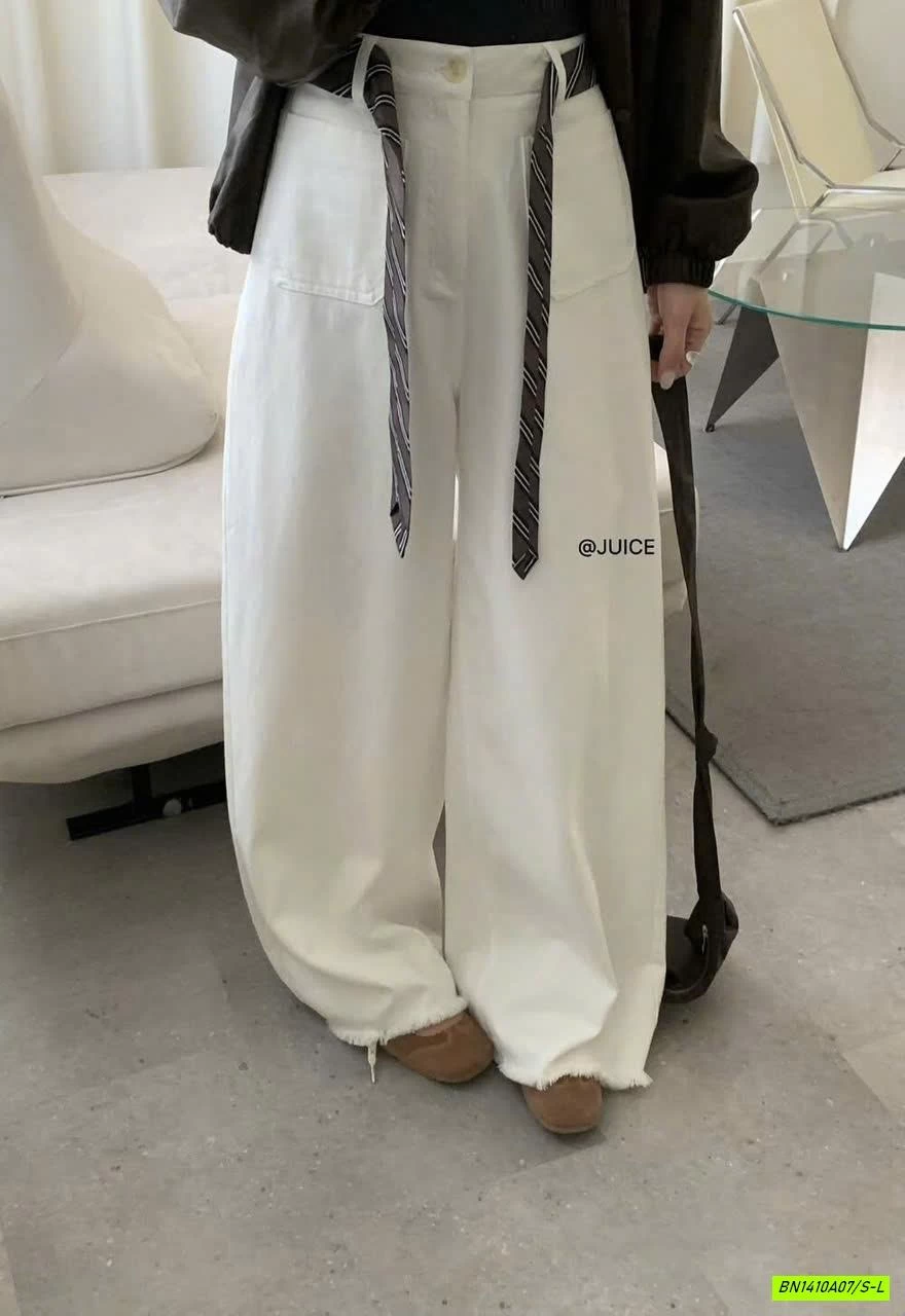 JEANS SUÔNG TUA GẤU JUICE