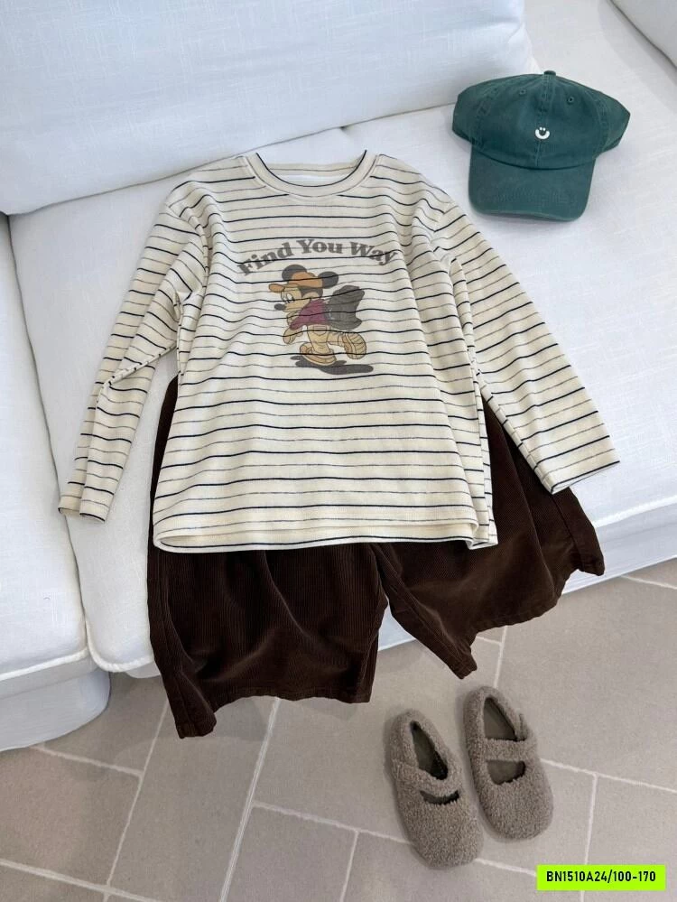 ÁO NỈ KẺ MICKEY 26F048 AMBB