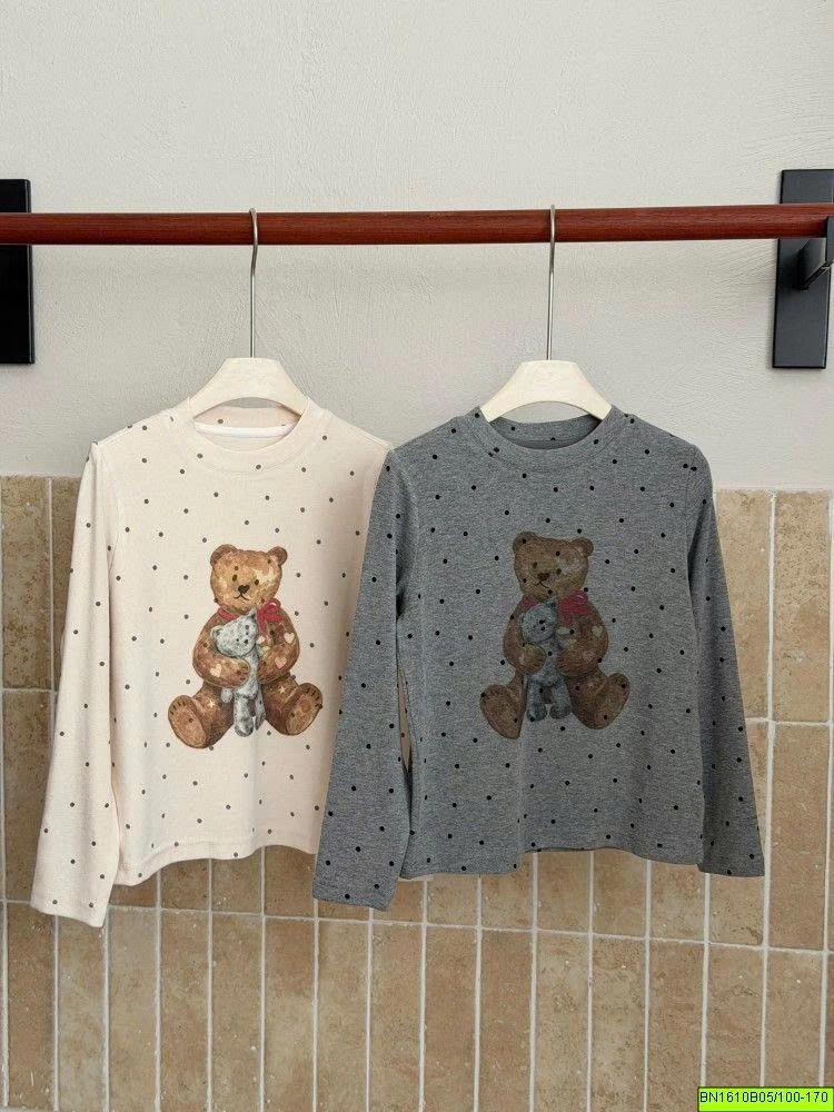 ÁO THUN MÈO CHẤM BI AMBB  26F053