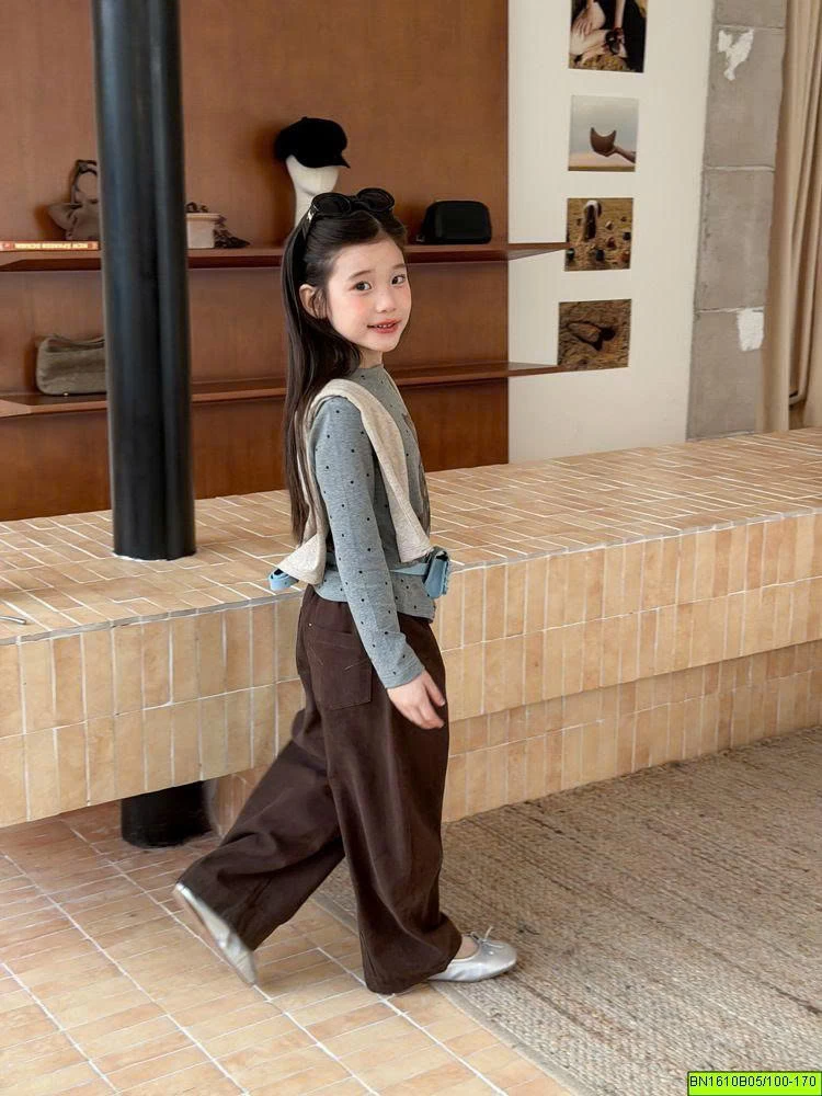 ÁO THUN MÈO CHẤM BI AMBB  26F053