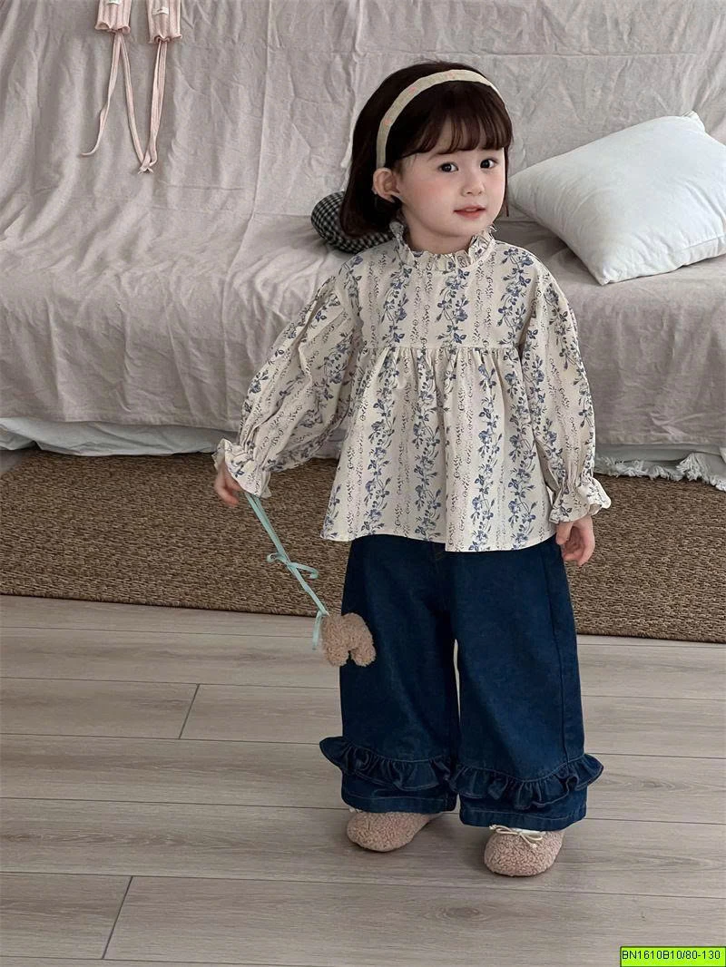 QUẦN JEAN BÁNH BÈO BÉ GÁI