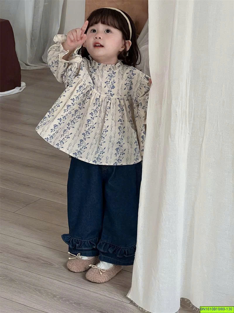 QUẦN JEAN BÁNH BÈO BÉ GÁI