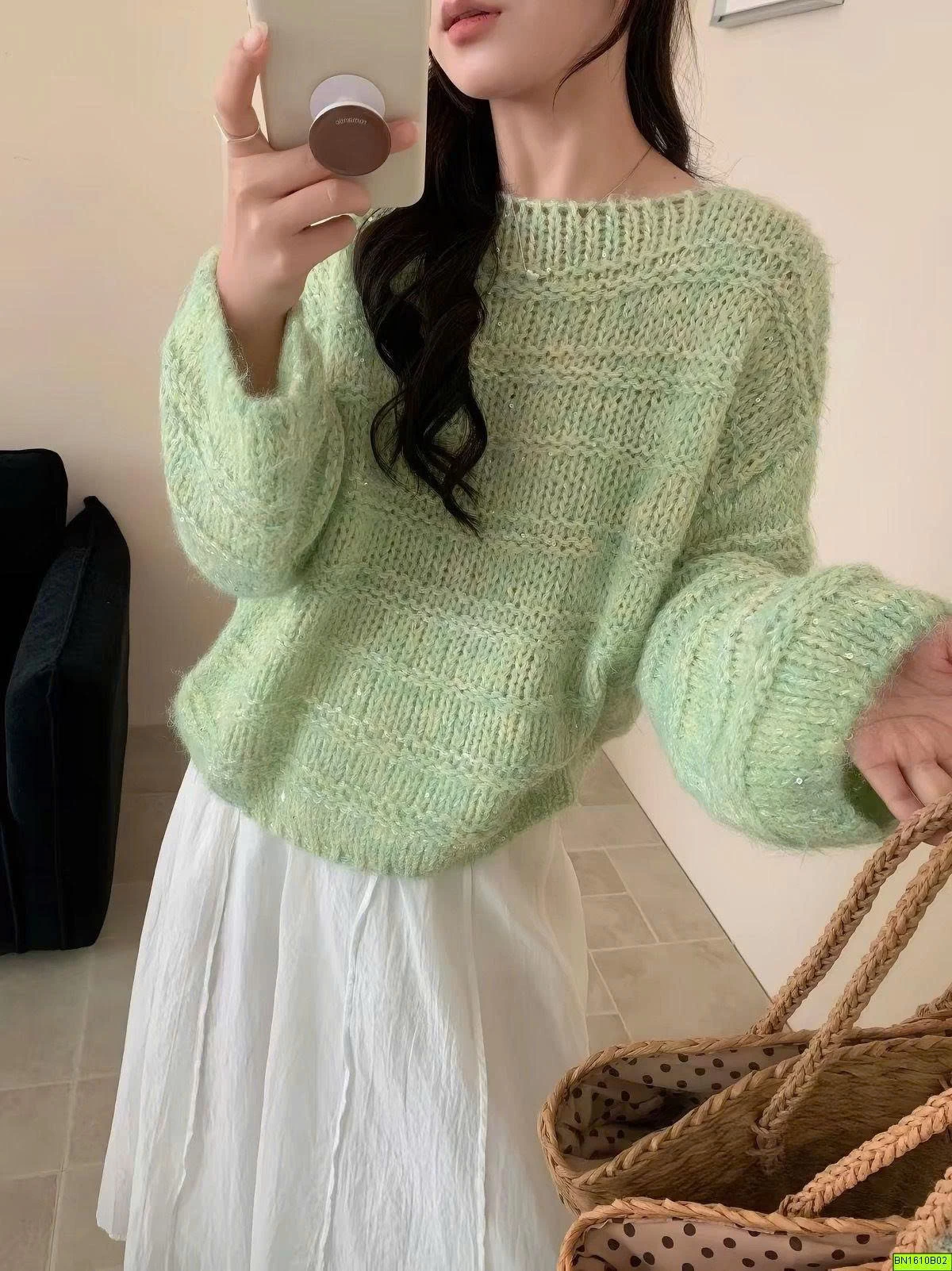 ÁO LEN DỆT CỔ THUYỀN