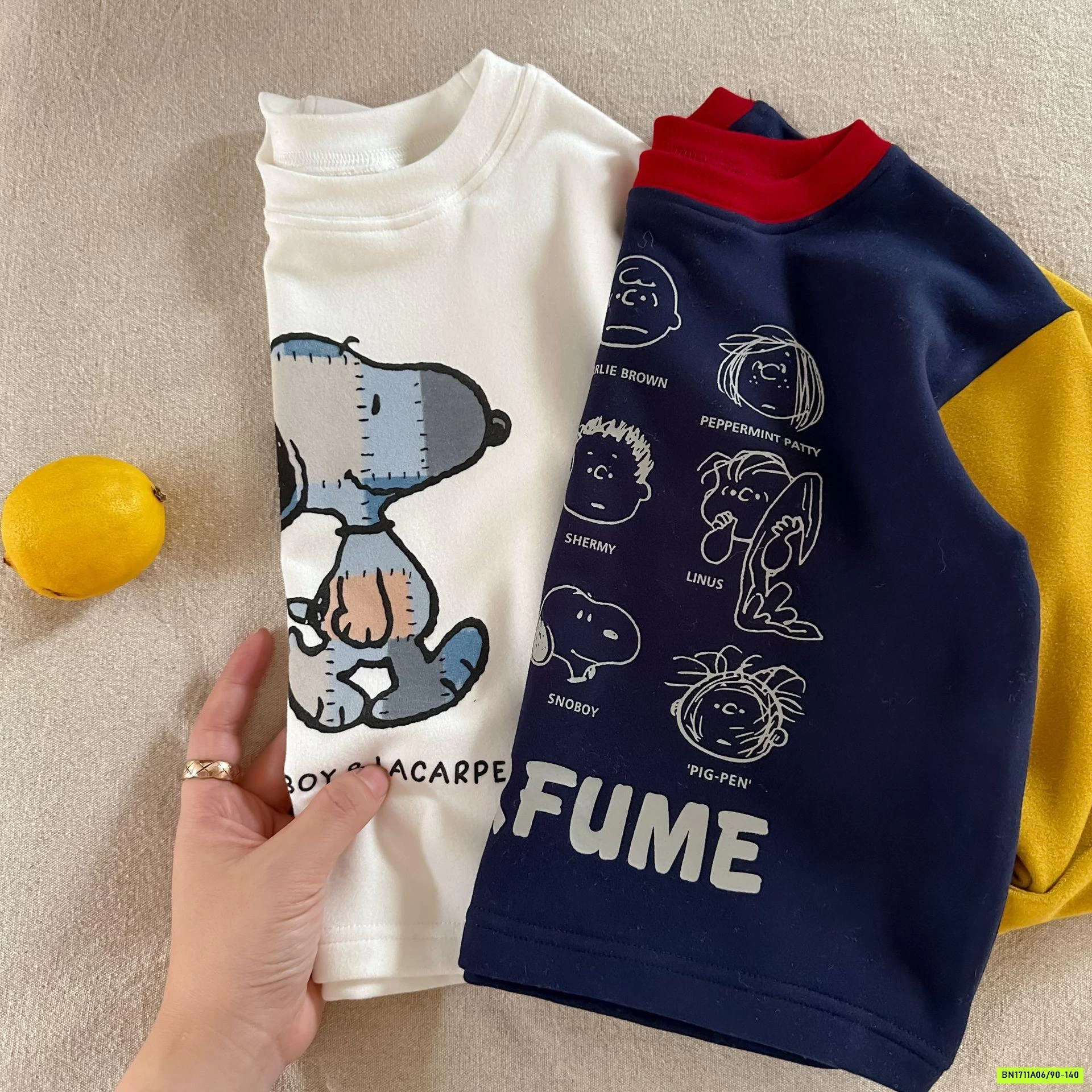 ÁO NỈ SNOOPY DỄ THƯƠNG MMGGBABY