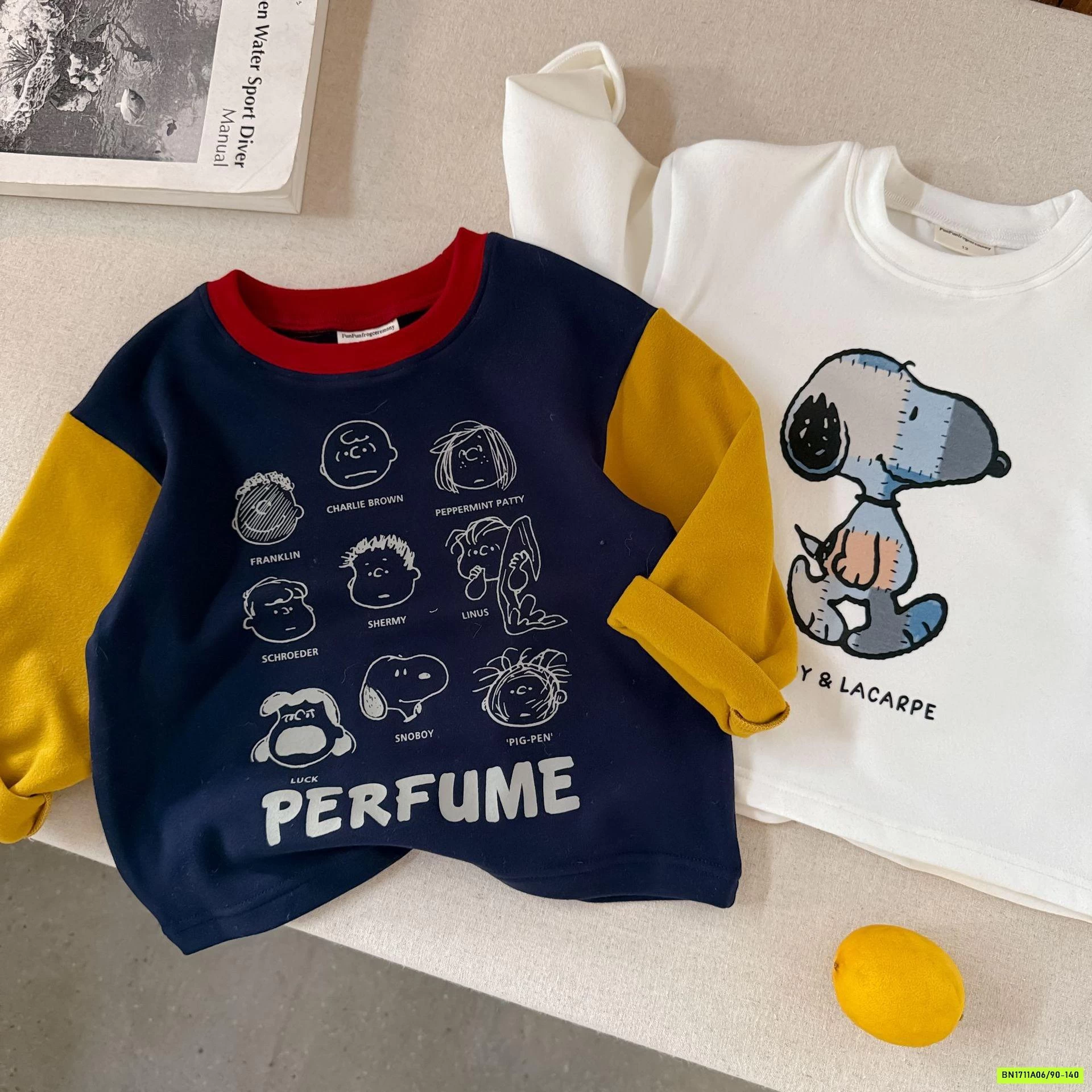 ÁO NỈ SNOOPY DỄ THƯƠNG MMGGBABY