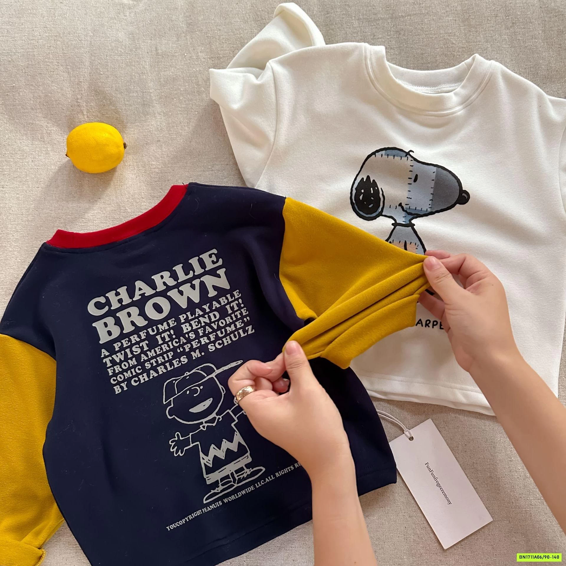 ÁO NỈ SNOOPY DỄ THƯƠNG MMGGBABY