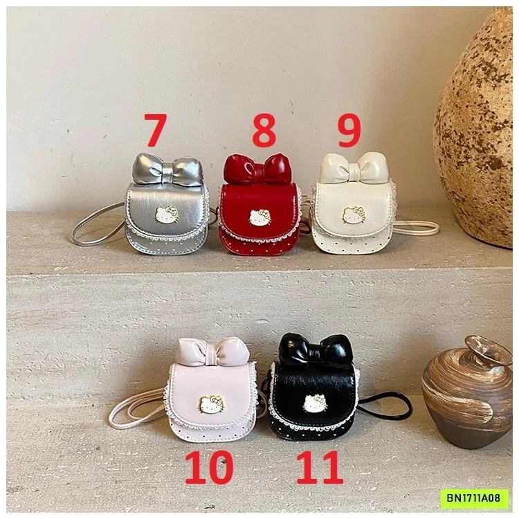 BST TÚI ĐEO CHÉO KITTY MINI NƠ