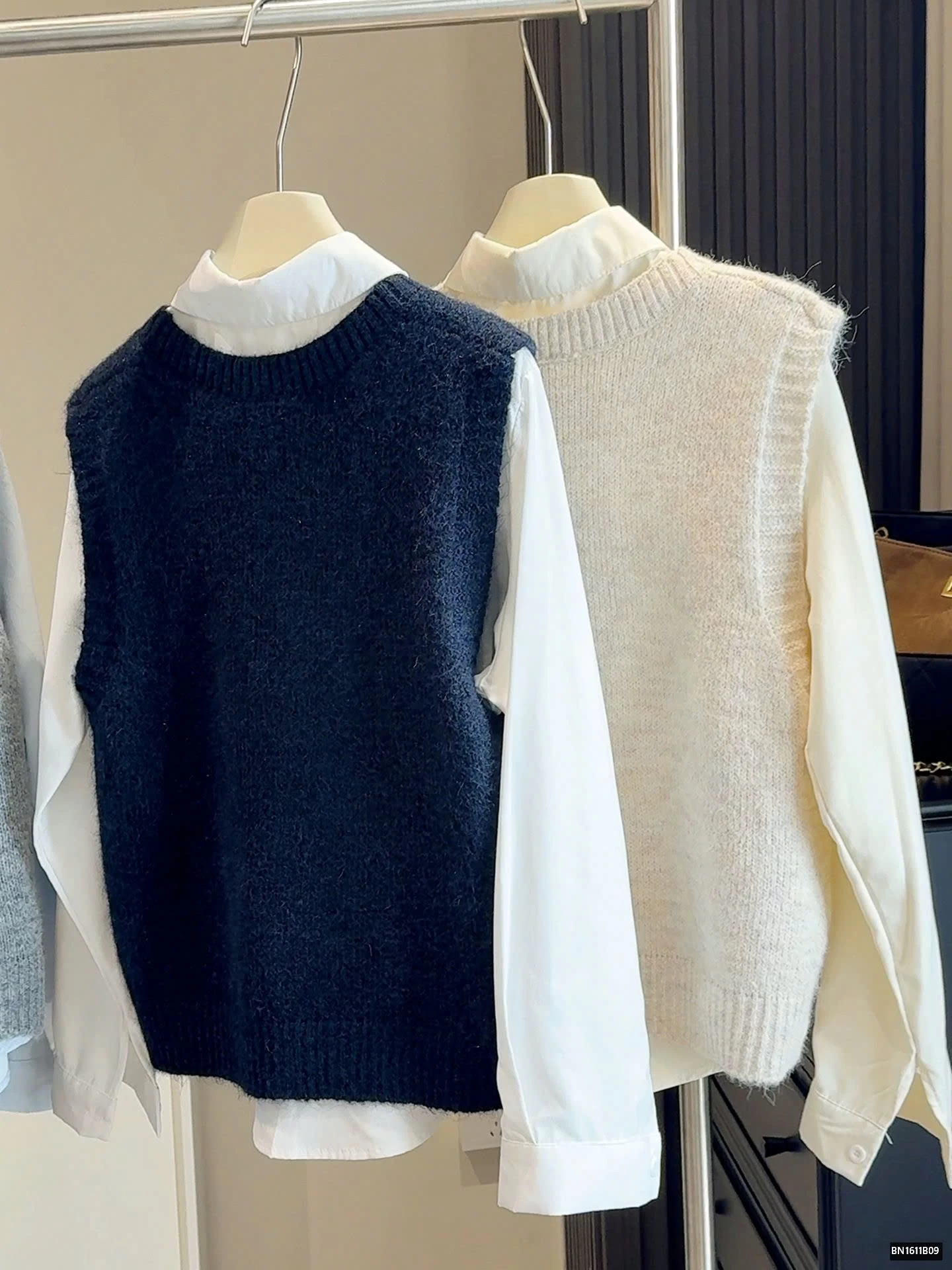 SÉT ÁO SƠ MI MIX GILE LEN KITTY ANNA