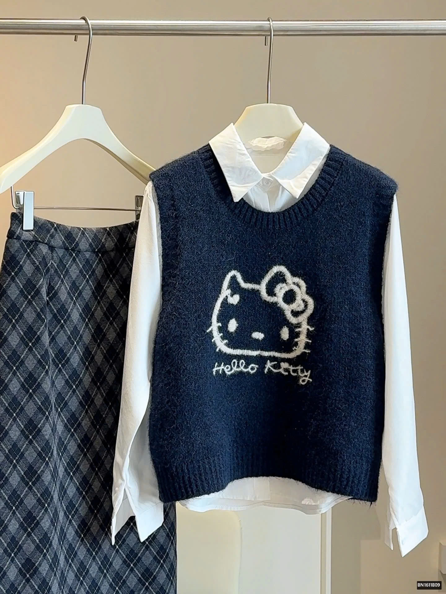 SÉT ÁO SƠ MI MIX GILE LEN KITTY ANNA