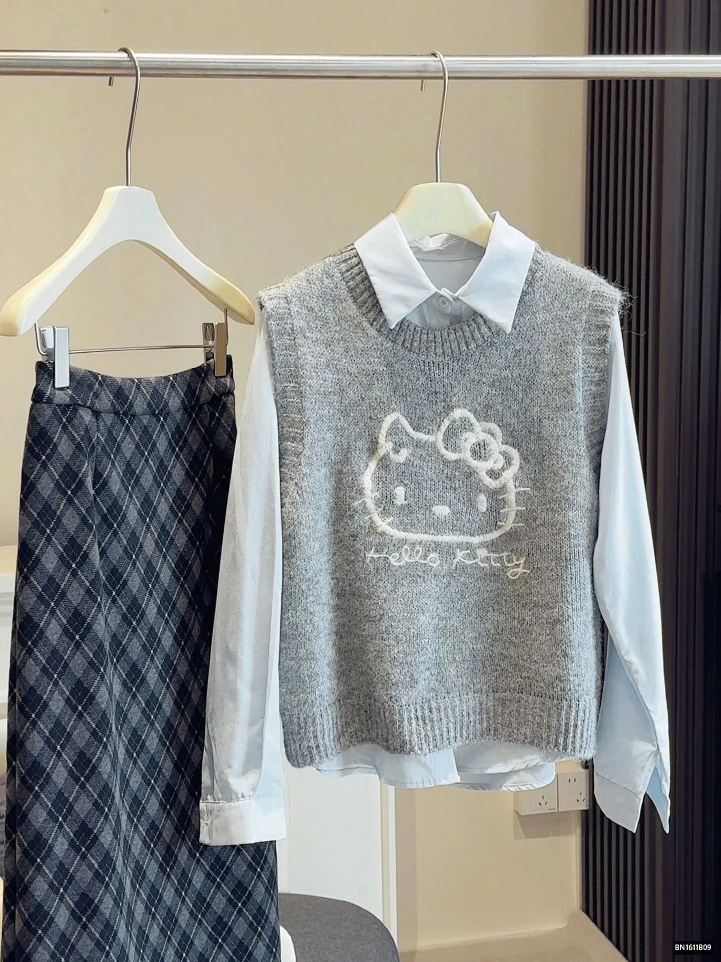 SÉT ÁO SƠ MI MIX GILE LEN KITTY ANNA