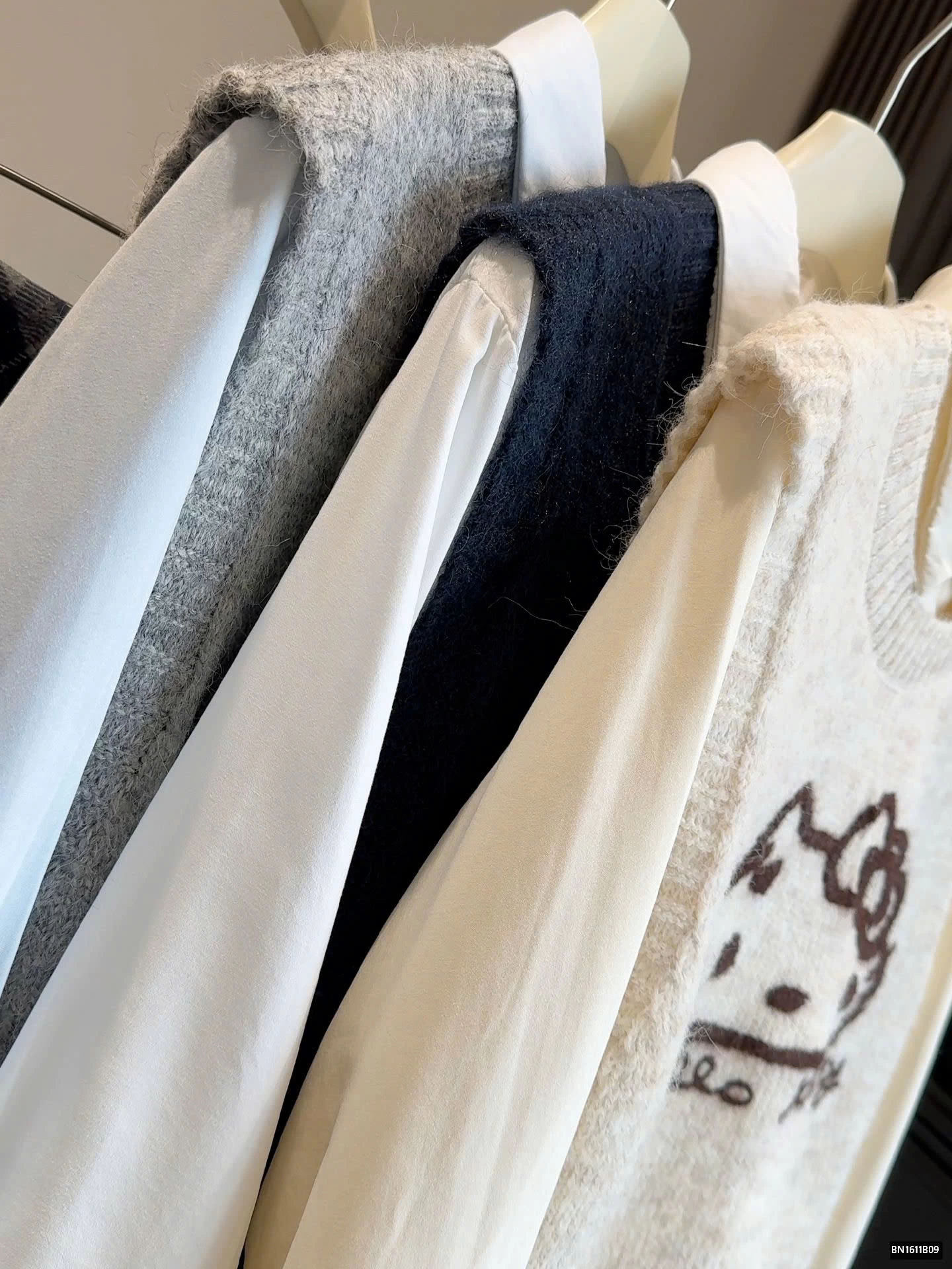 SÉT ÁO SƠ MI MIX GILE LEN KITTY ANNA