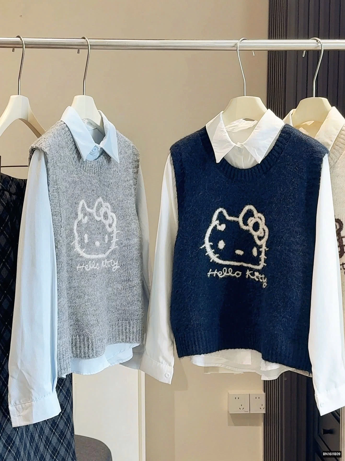 SÉT ÁO SƠ MI MIX GILE LEN KITTY ANNA