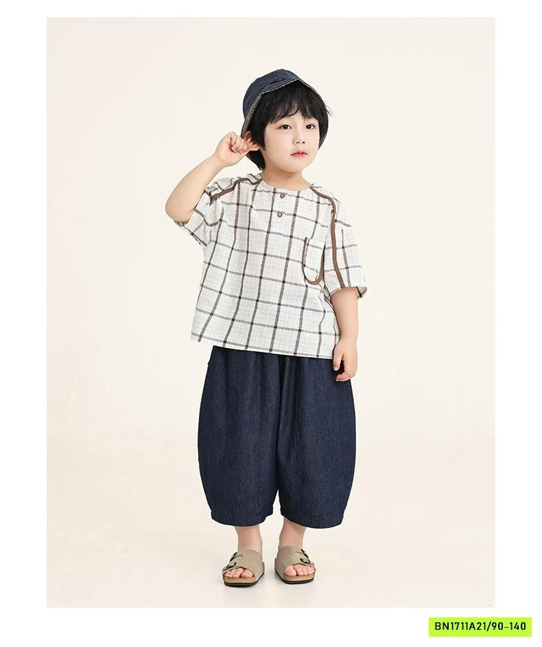 BAGGY DENIM GIẤY DÁNG LỠ