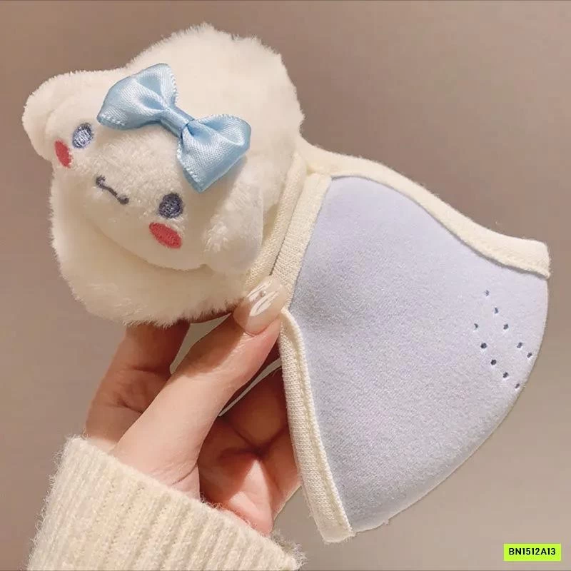 KHẨU TRANG KÈM BỊT TAI BÉ