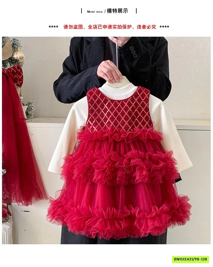 SÉT VÁY ĐỎ ÁO LEN LÓT NHUNG BLUETOWN