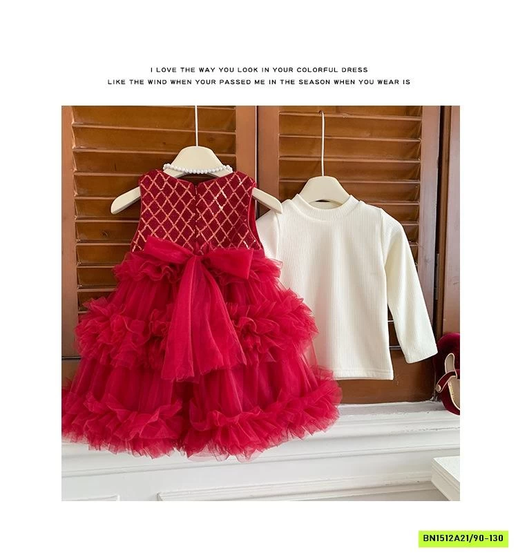 SÉT VÁY ĐỎ ÁO LEN LÓT NHUNG BLUETOWN