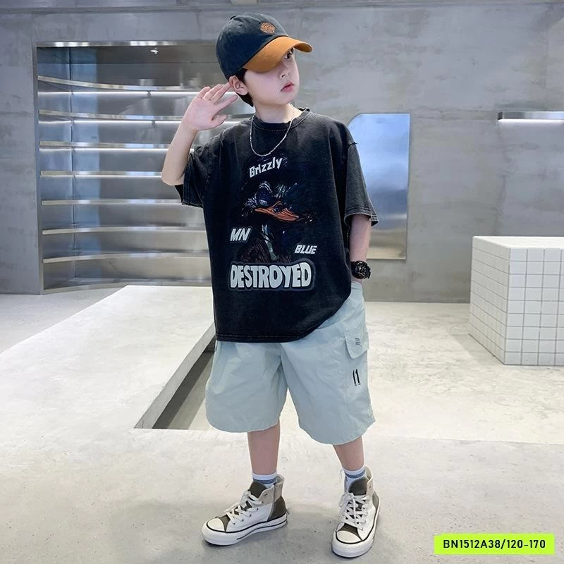 ÁO THUN VỊT MIX SHORT GIÓ SZ ĐẠI