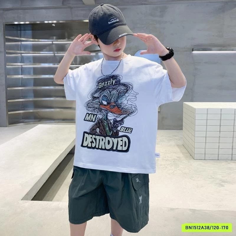 ÁO THUN VỊT MIX SHORT GIÓ SZ ĐẠI