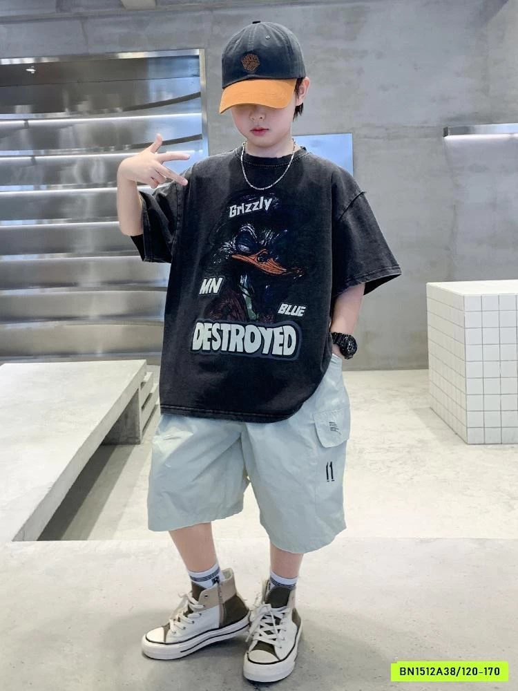 ÁO THUN VỊT MIX SHORT GIÓ SZ ĐẠI