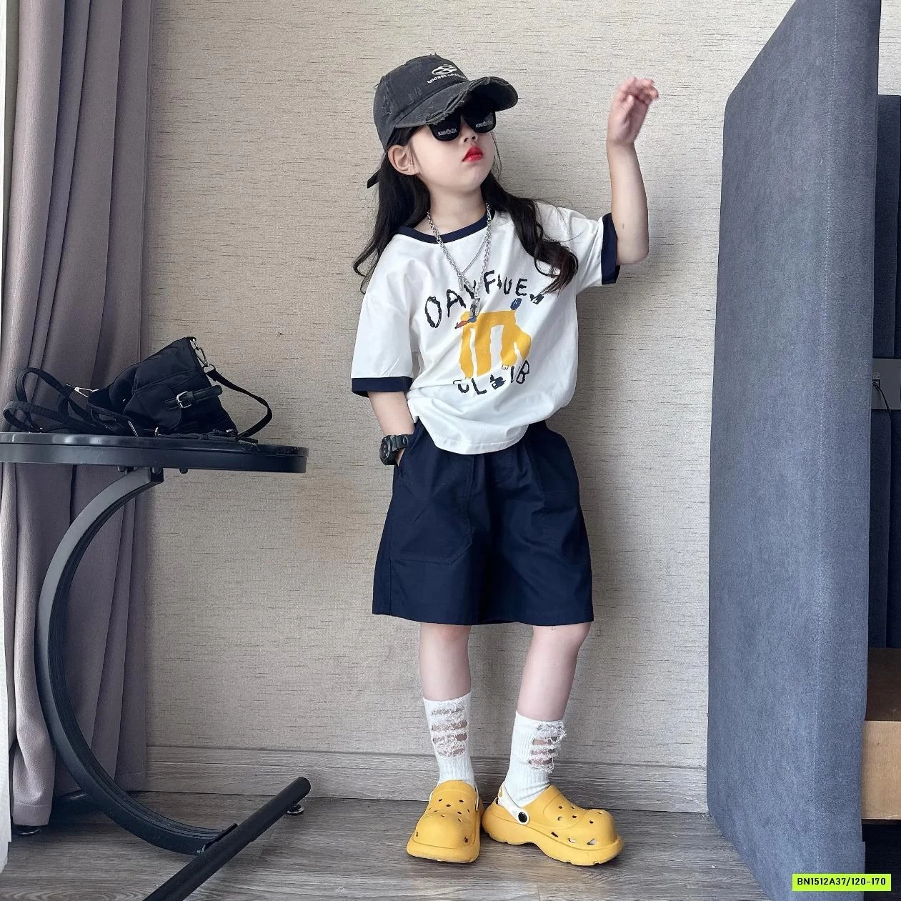 ÁO THUN MÈO MIX SHORT ỐNG RỘNG