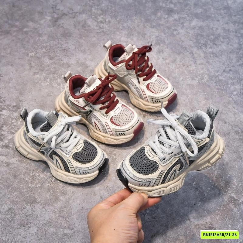 GIÀY SNEAKER PHỐI MÀU DÂY CÁ TÍNH