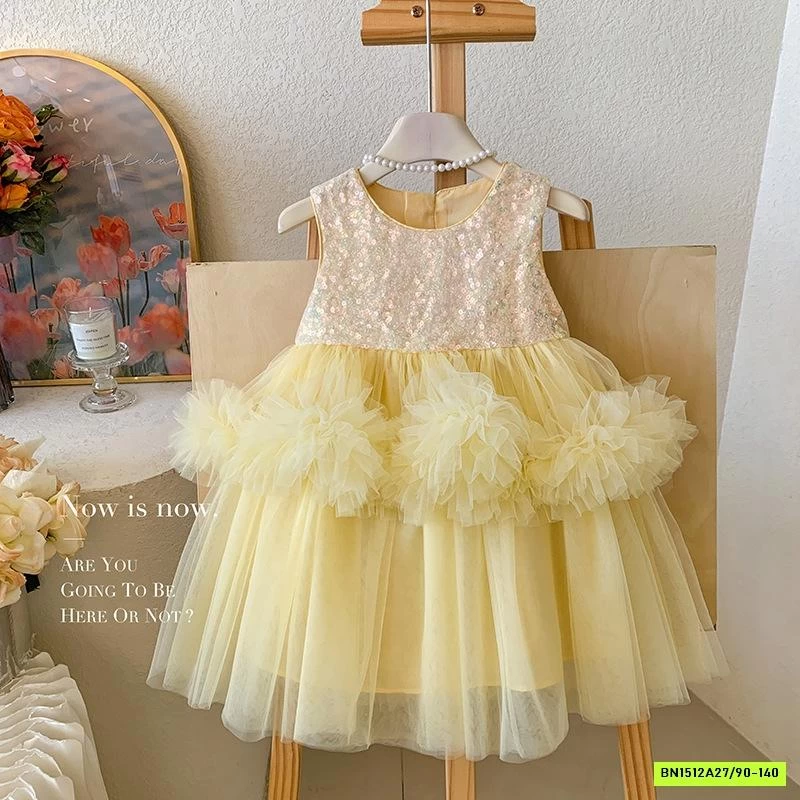 ĐẦM TUTU VÀNG BLING BLUETOWN