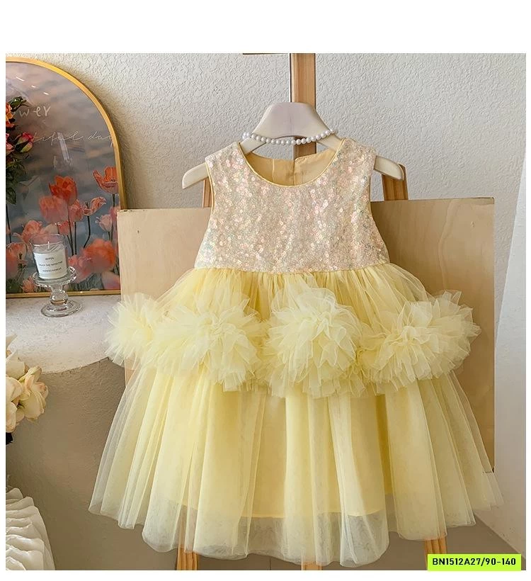 ĐẦM TUTU VÀNG BLING BLUETOWN