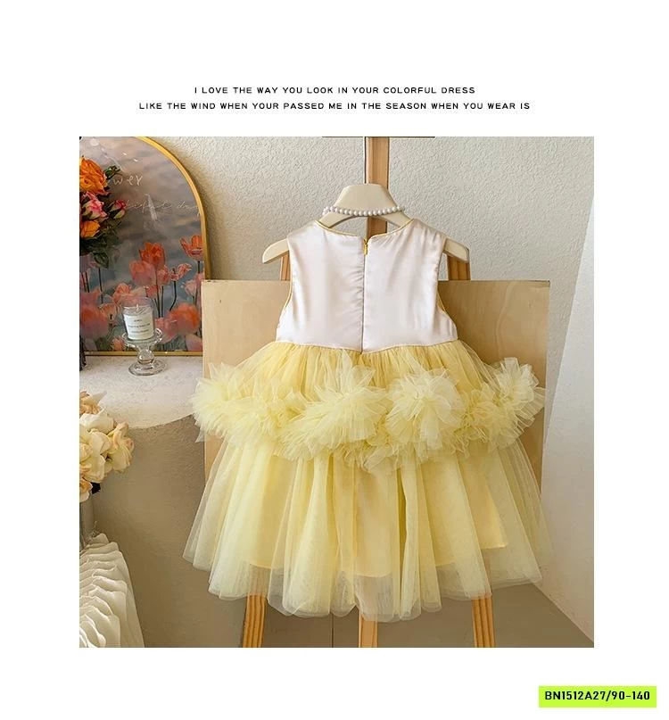 ĐẦM TUTU VÀNG BLING BLUETOWN