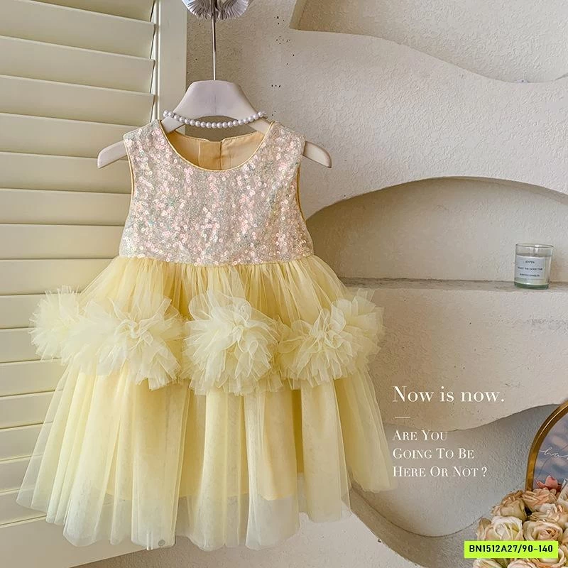 ĐẦM TUTU VÀNG BLING BLUETOWN