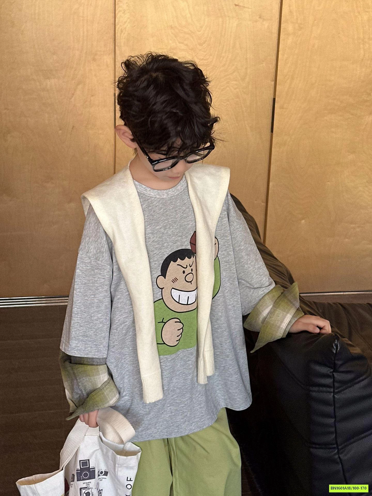 ÁO THUN CHAI-EN TAY PHỐI CARO