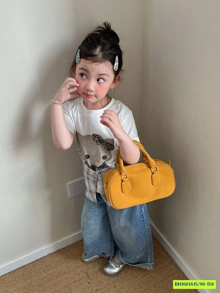 SÉT ÁO KITTY MIX JEANS SUÔNG