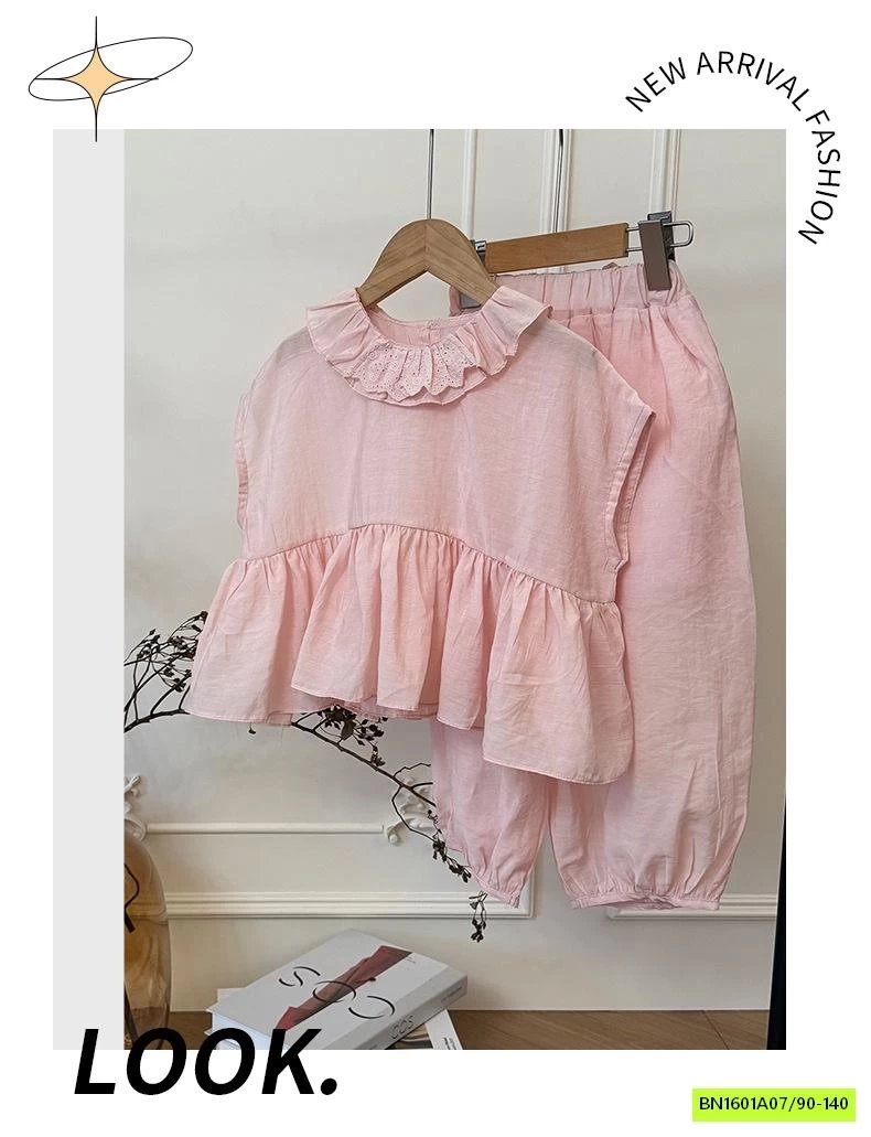 SÉT ĐŨI CỔ BÈO HỒNG