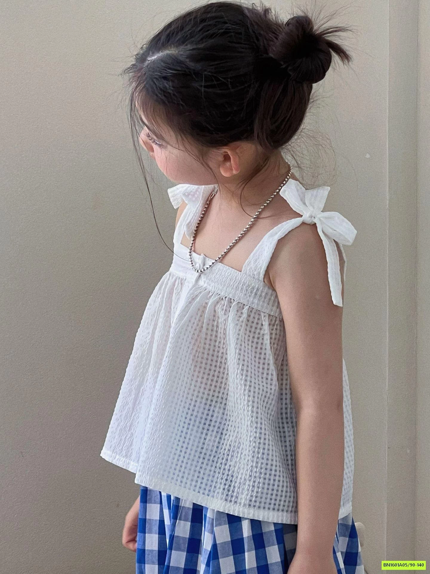 SÉT VÁY 2 DÂY CV CARO XANH