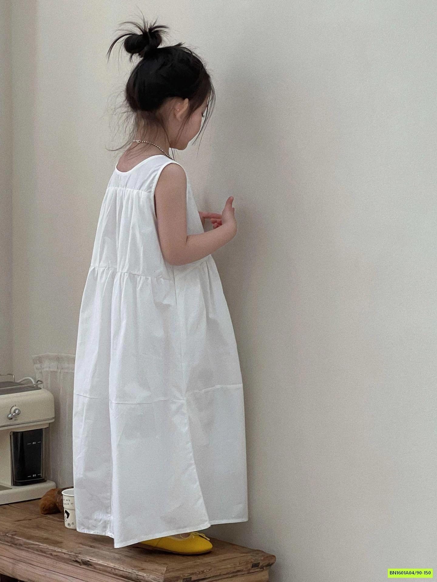 ĐẦM MAXI SÁT NÁCH TRẮNG