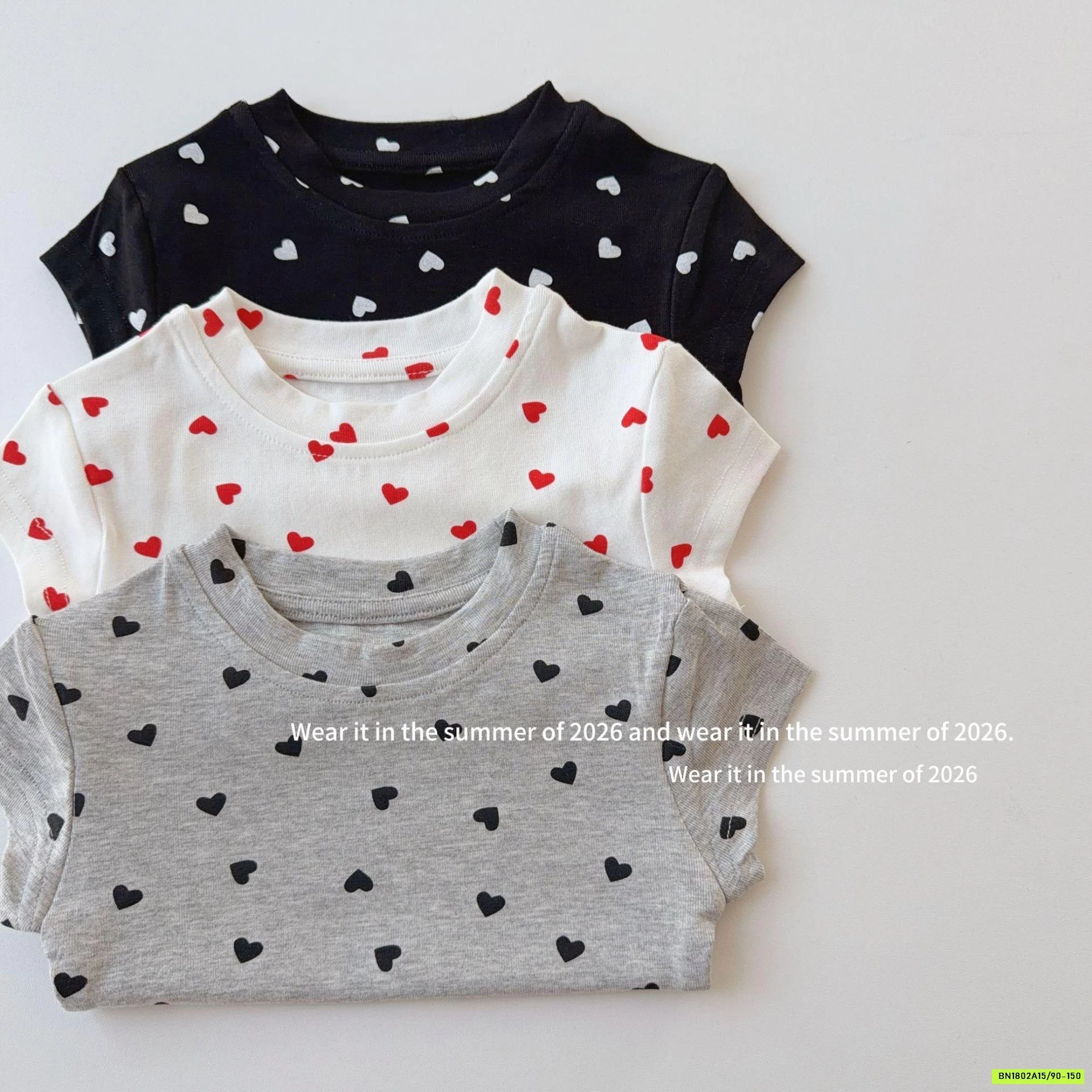 ÁO THUN TRÁI TIM T&Q KIDS