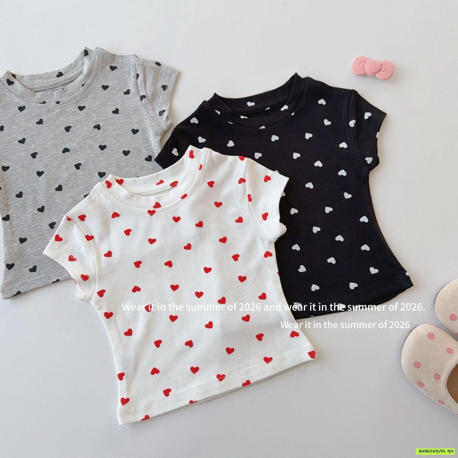 ÁO THUN TRÁI TIM T&Q KIDS