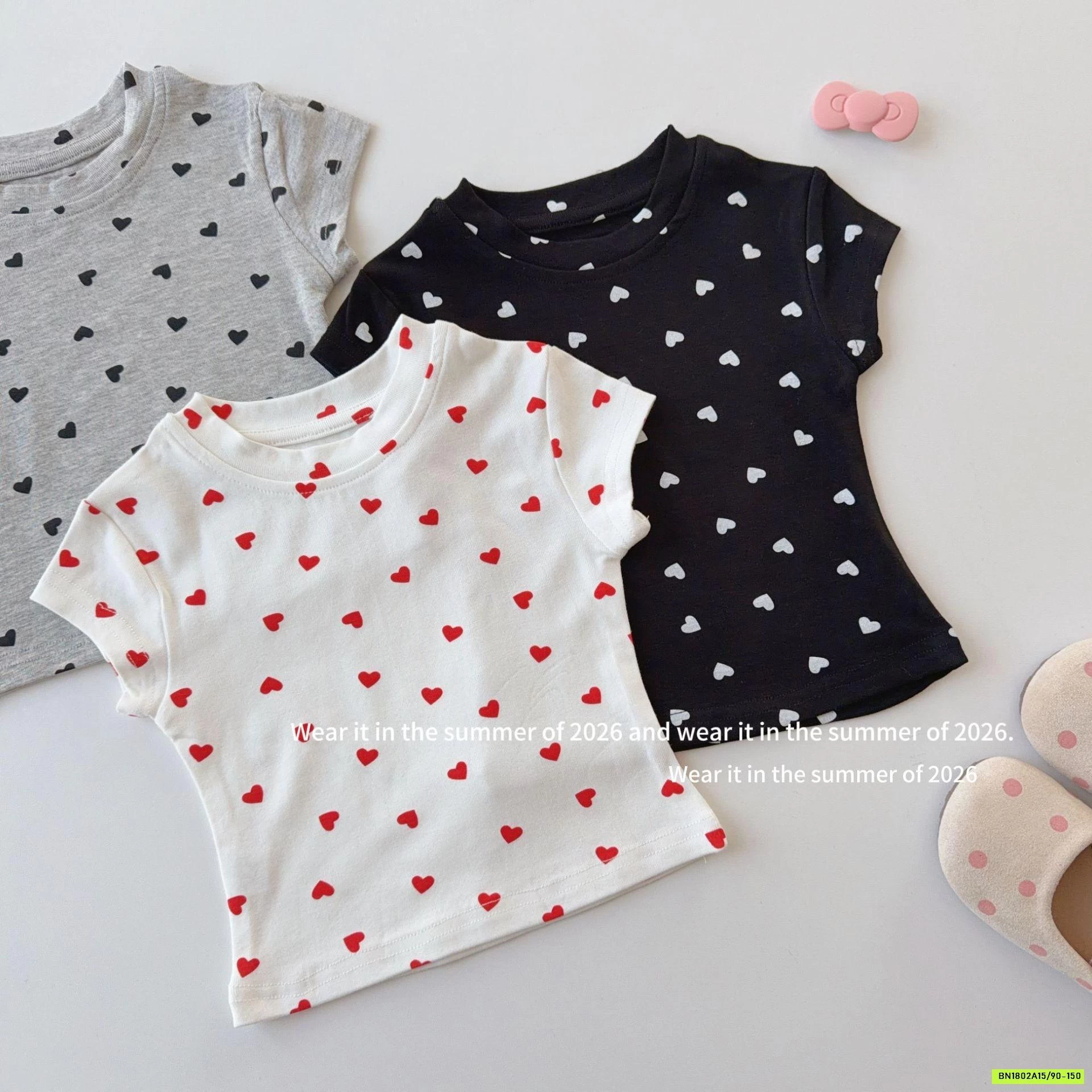 ÁO THUN TRÁI TIM T&Q KIDS